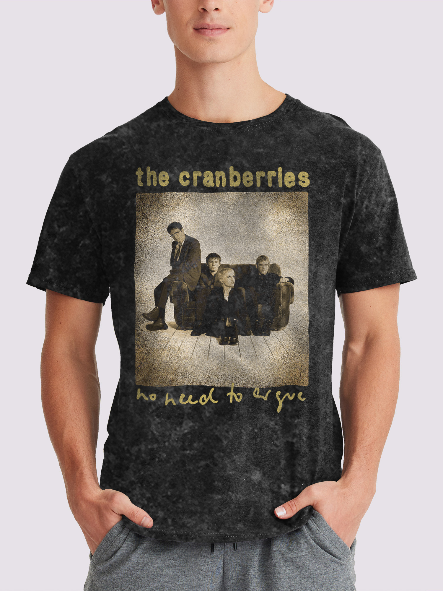 The Cranberries Men's \u0026 Big Men's No Need To Argue Graphic Tee, Sizes S-3XL